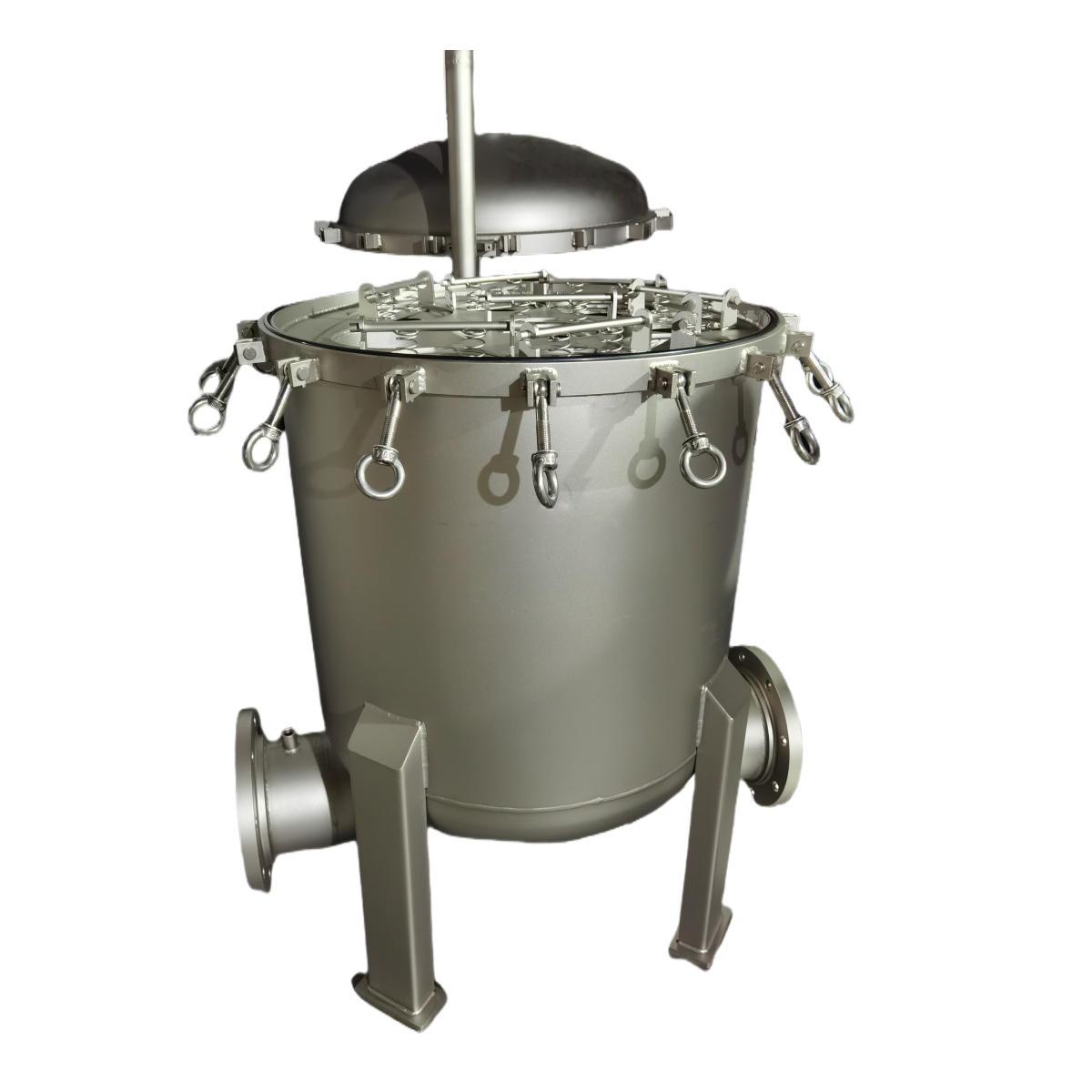 ASME Standard Stainless Steel 304 8-Bag Filter Housing